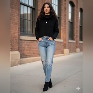 H&M Black Turtleneck Sweater